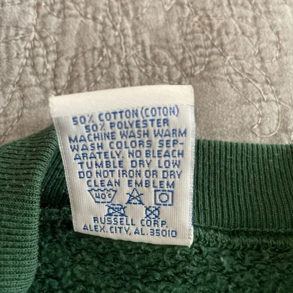 Vintage 90s Green Bay Packers sweatshirt by Russell Athletic - Made USA Sz XL - Picture 8 of 9